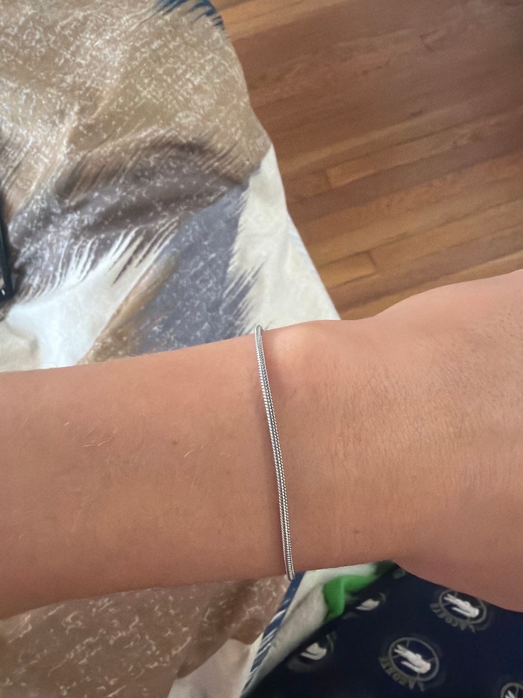 Customer photo review of Brazalete Fiyi Silver 1.5 mm