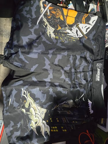 Customer photo review of Turtle Batman - Premium Sublimated MMA & BJJ Short For Mixed Martial Arts Boxing Muay Thai Training & Fight