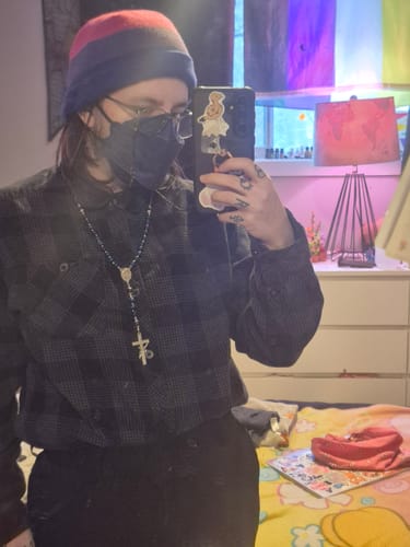 Customer photo review of KN95 Respirator Face Mask: Mid-Century Bundle