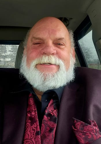 Customer photo review of Barry. Wang Burgundy Black Paisley Tie Pocket Square Cufflinks Set Silk Mens Ties