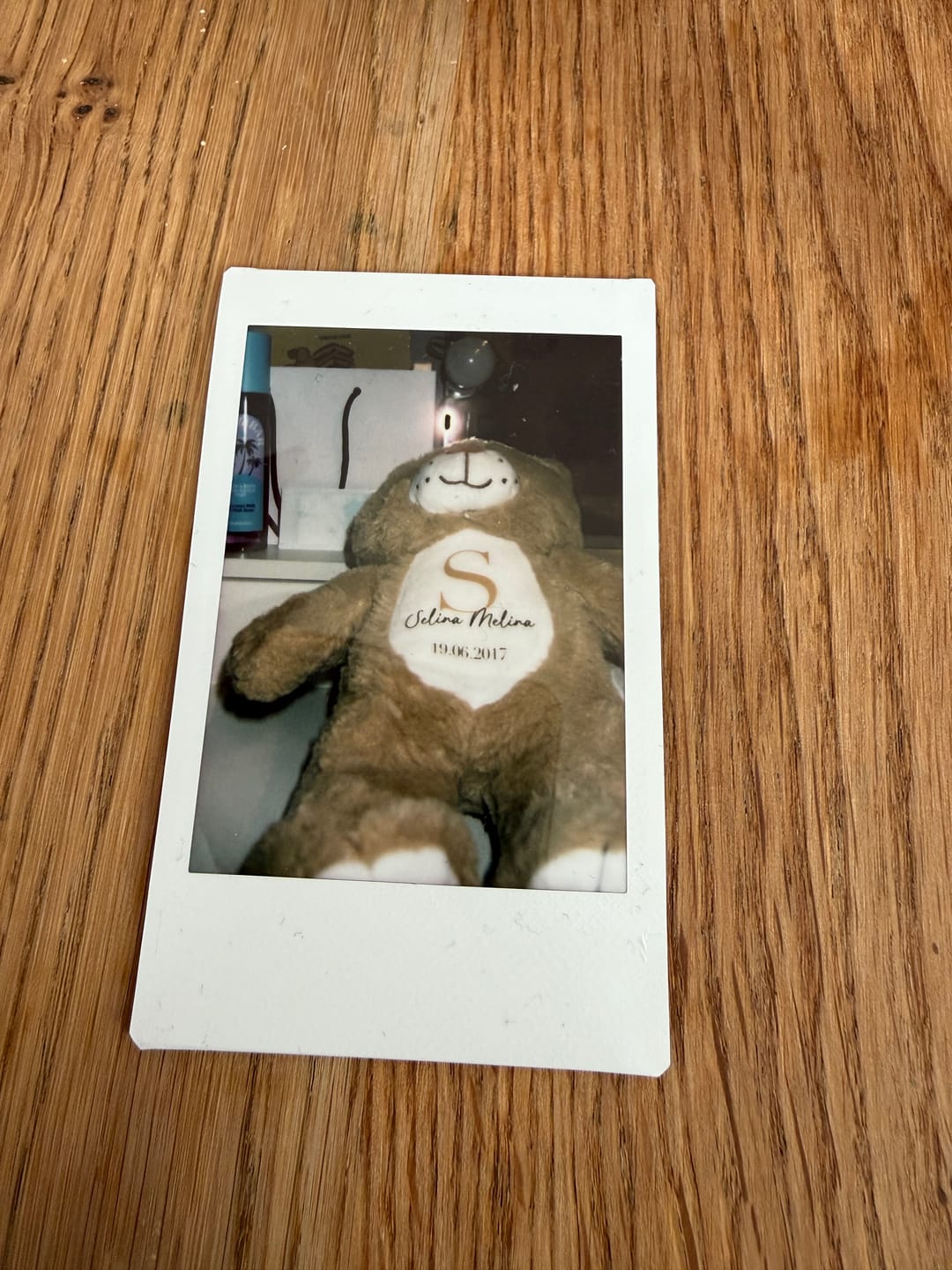 Customer photo review of Initiale - Kinder-Kuschelbär