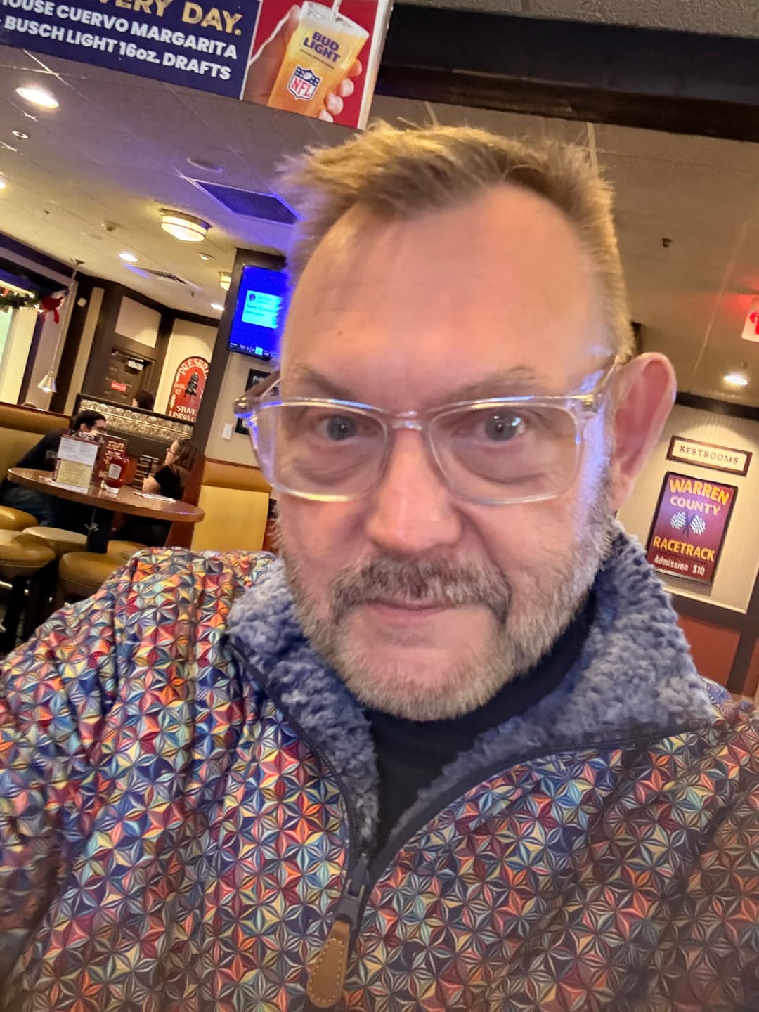 Customer photo review of Reversible Sherpa 1/4 Zip