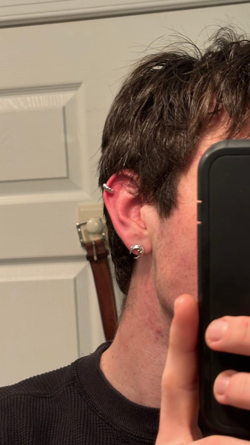 Customer photo review of EAR CUFFS