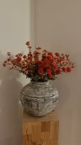 Fotorecensie van een klant over Wax Arrangement - Terracotta