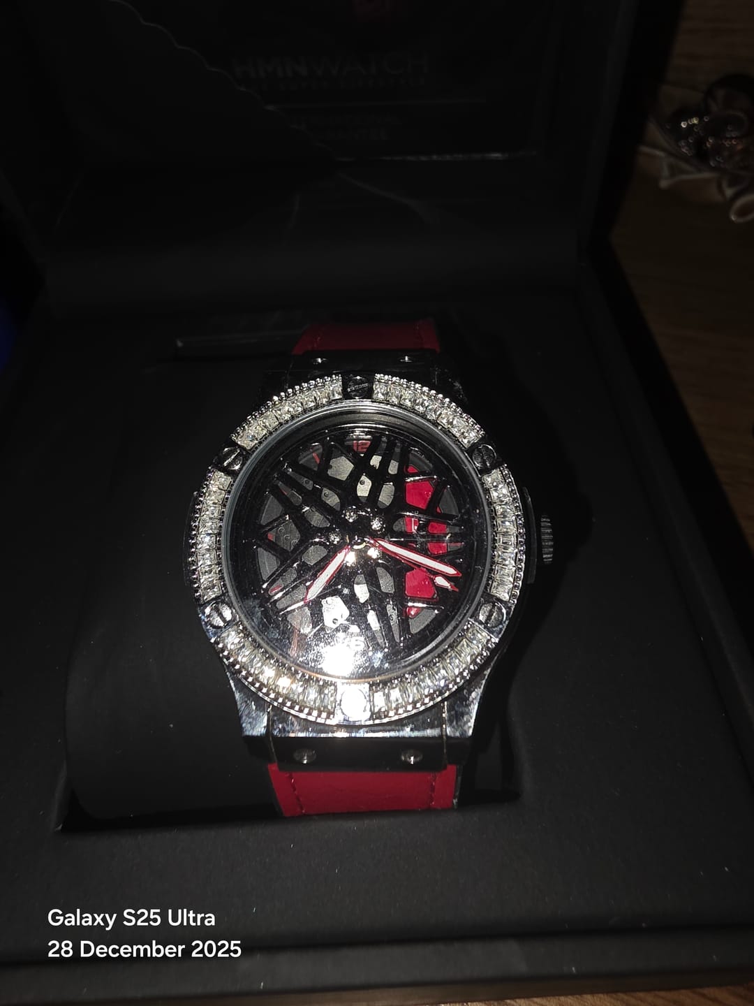 Customer photo review of HMN S6 Diamond Lady Watch