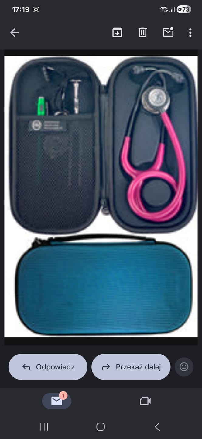 Customer photo review of Pod Technical Classicpod Micro Stethoscope Case for Littmann Classic Stethoscopes - Caribbean Blue