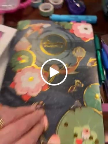 Customer video review of Weekly 2026 Planner - Koi Pond