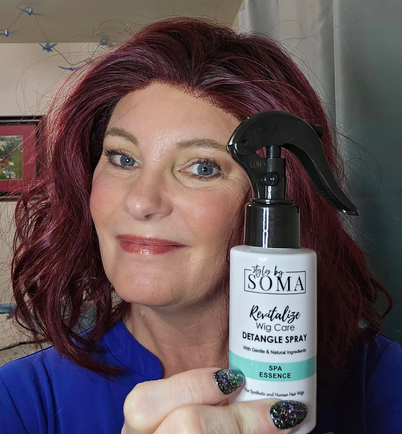 Customer photo review of **NEW** REVITALIZE Wig Detangle Spray