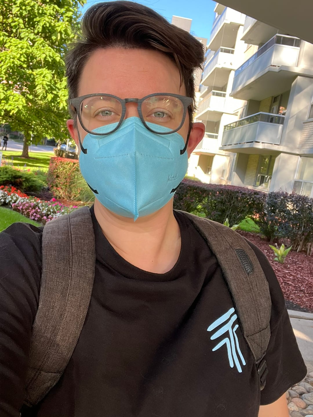 Customer photo review of Kind KN95 Respirator Mask - Colour Series (Cone Shape)
