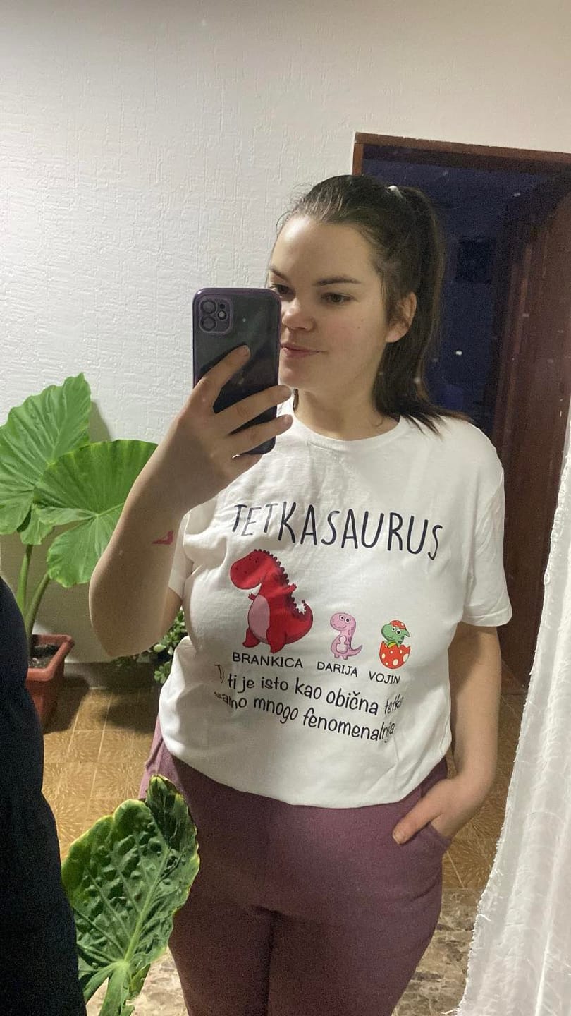 Customer photo review of Tetkasaurus i deca majica