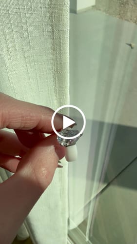 Customer video review of Silicone Ring – 8×12 mm Pear Cut CZ | Patent-Pending Design - GlowStone Collection