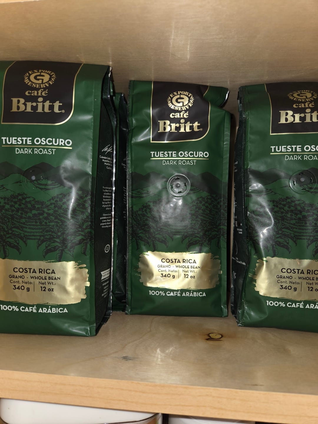 Customer photo review of COSTA RICAN DARK ROAST COFFEE