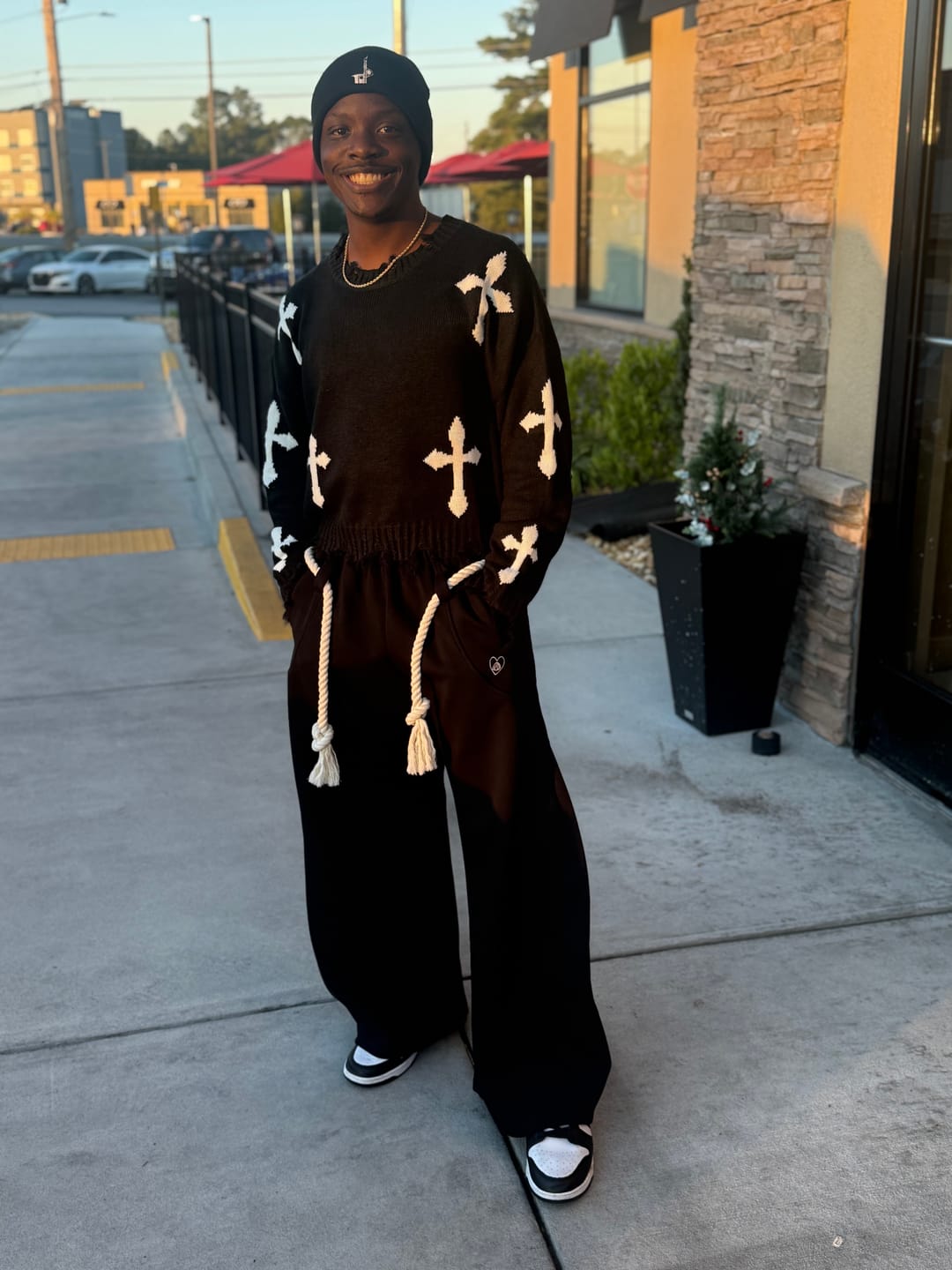 Customer photo review of Aelfric Eden Super Baggy Barrel Sweatpants