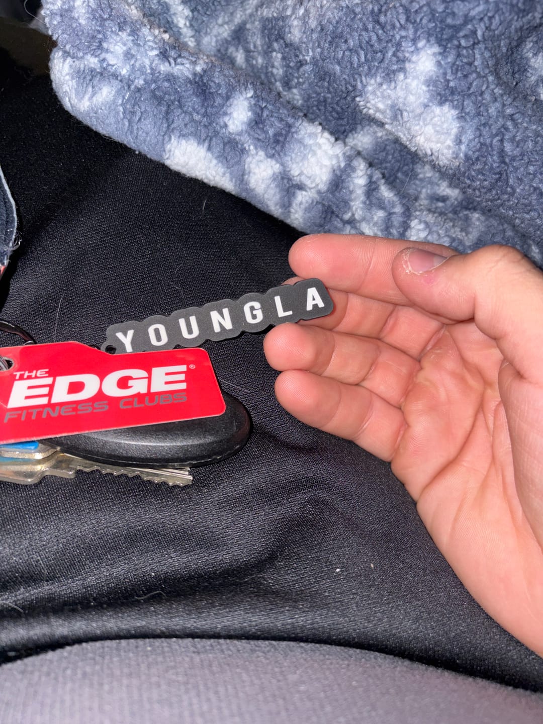 Customer photo review of 931 YoungLA Keychains