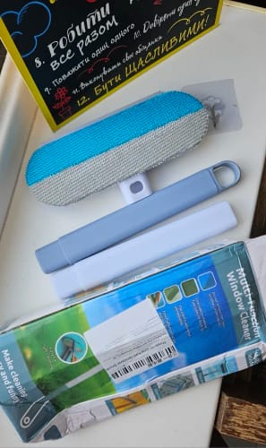 Customer photo review of Pet Hair & Lint Remover with Long Handle