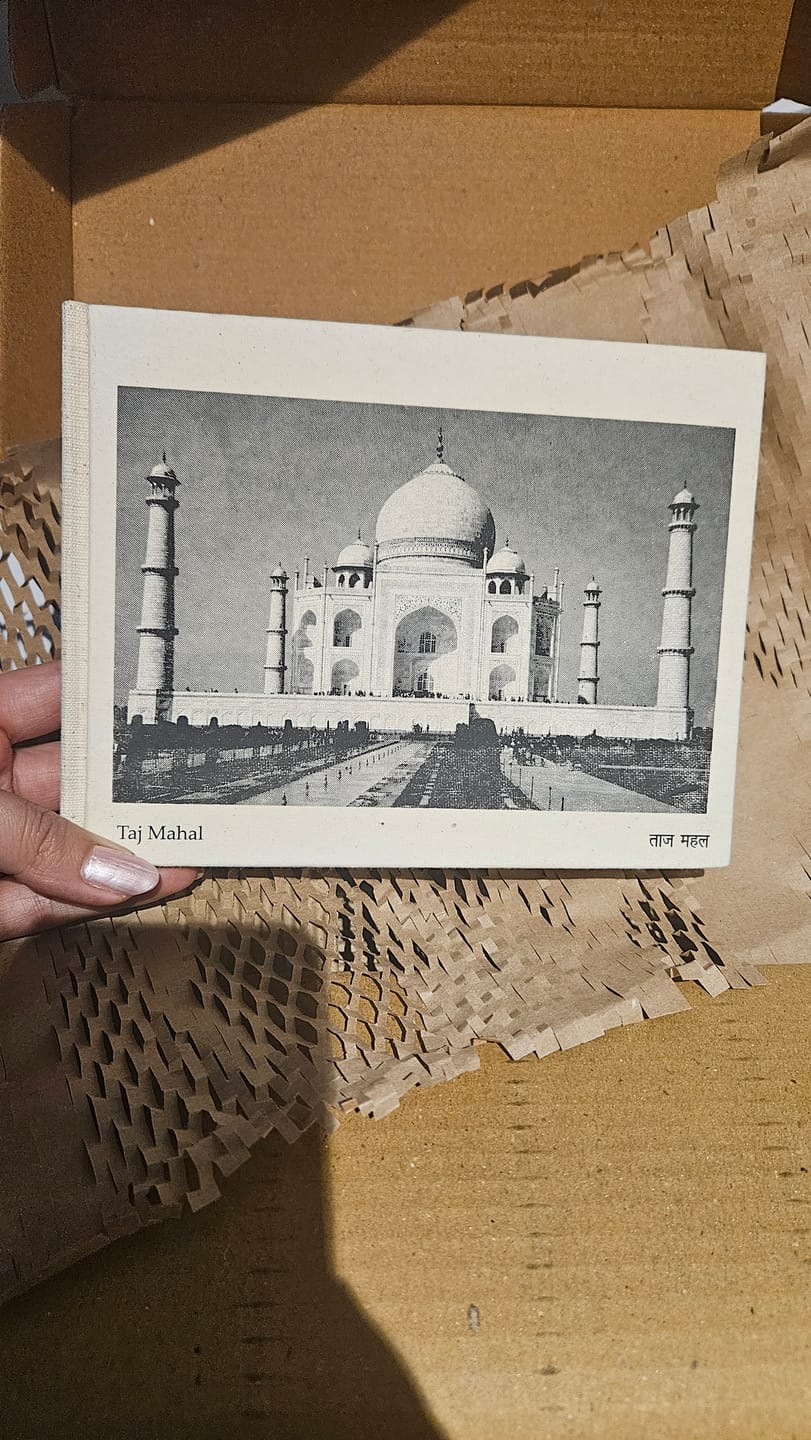 Customer photo review of Journal Taj Mahal - Handprinted by Silkscreen