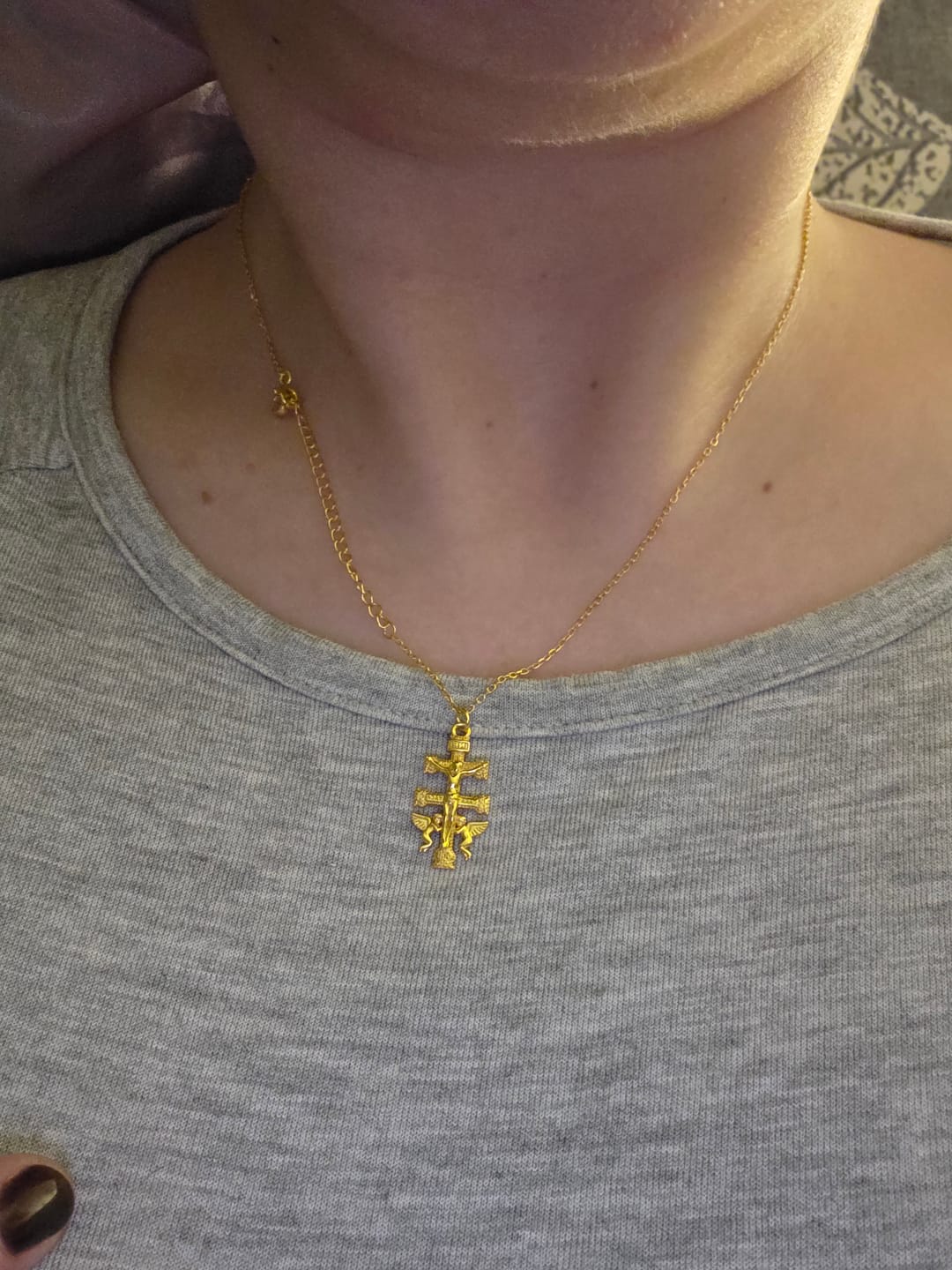 Customer photo review of Collar Cruz de Caravaca