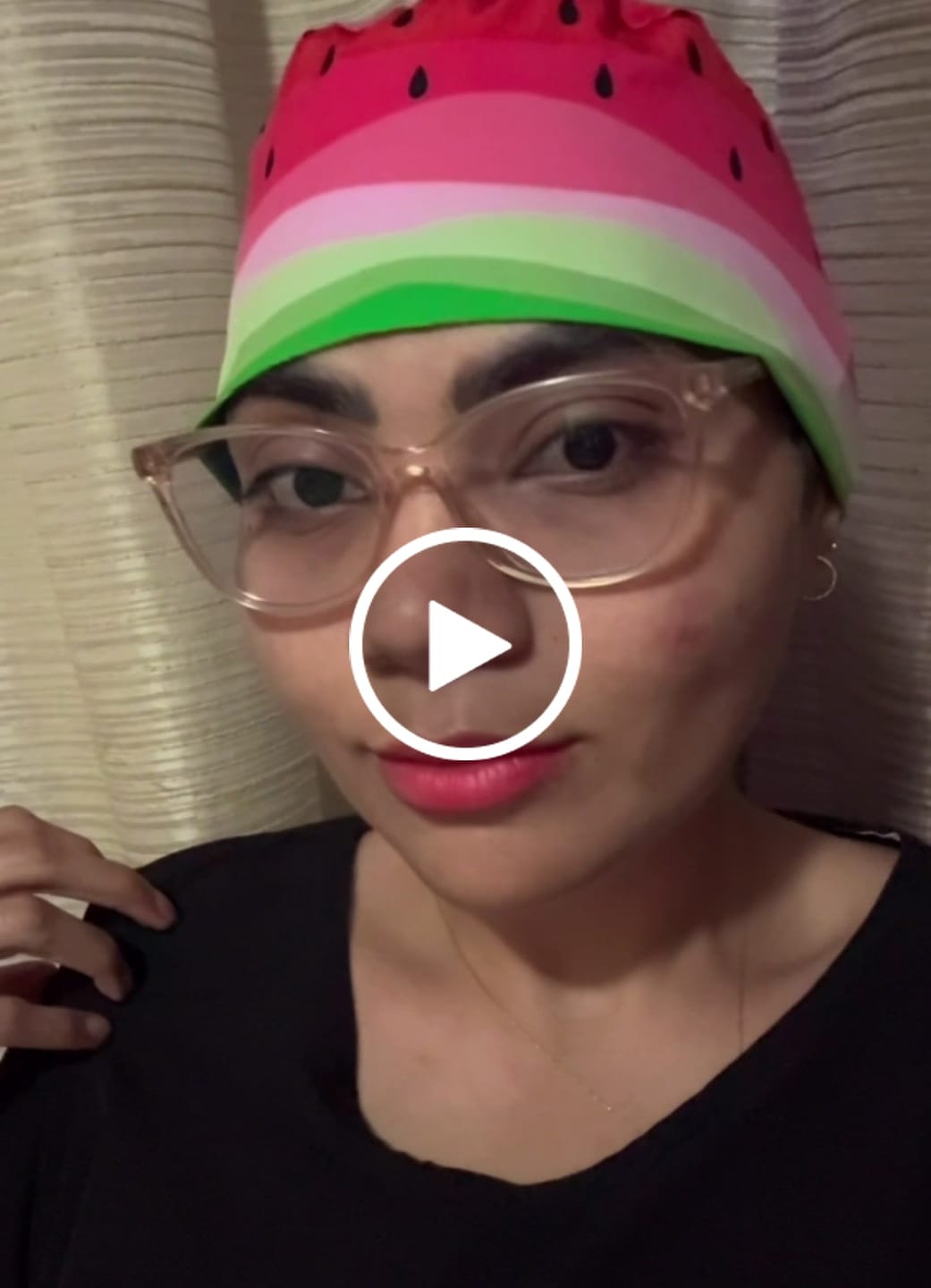 Customer video review of Gorro quirúrgico Sandia 1