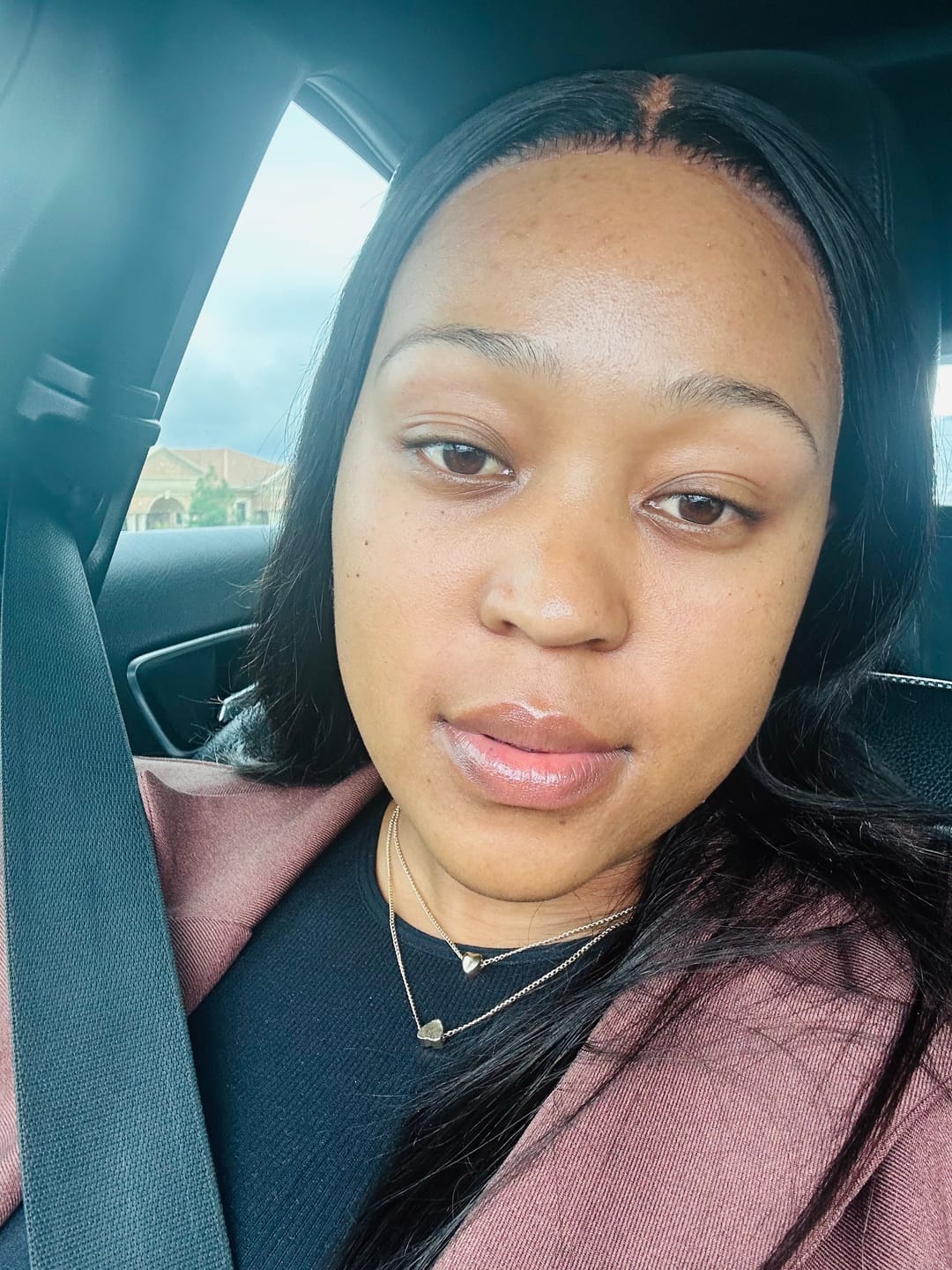 Customer photo review of 14a Machine Made Wigs : Straight Closure Wigs