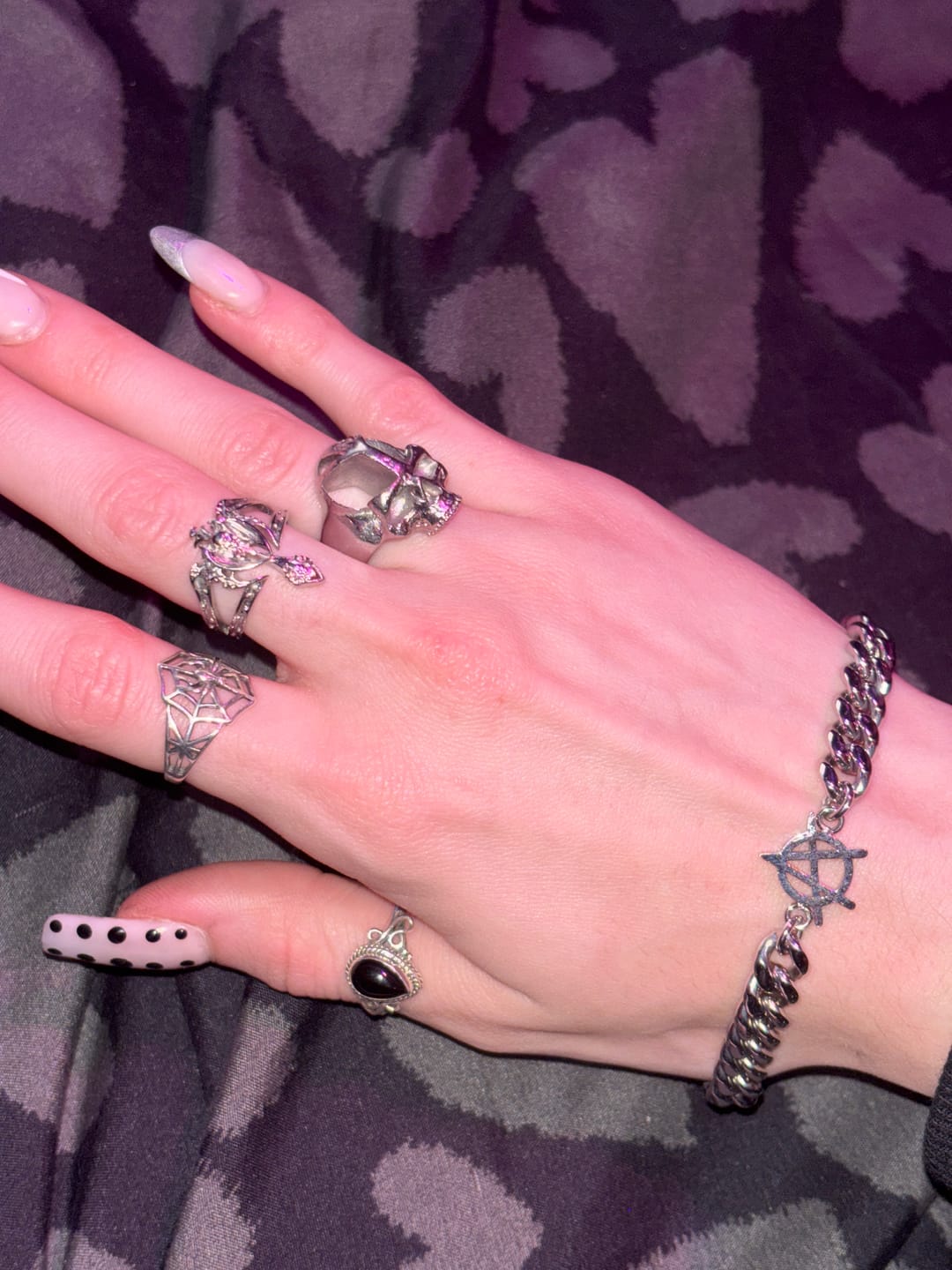 Customer photo review of TRIBAL CROSS RING