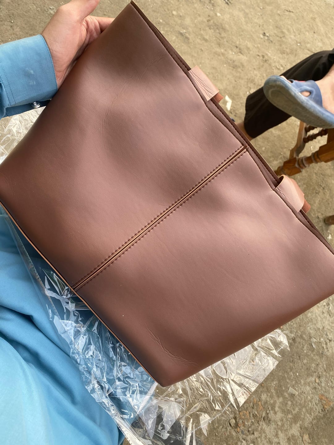 Customer photo review of Portland Tote Expresso