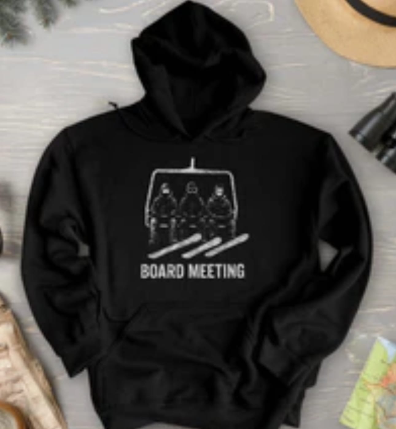 Customer photo review of Snowboard "Board Meeting" Hoodie