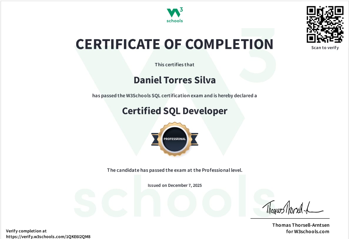 Customer photo review of SQL Certification Exam