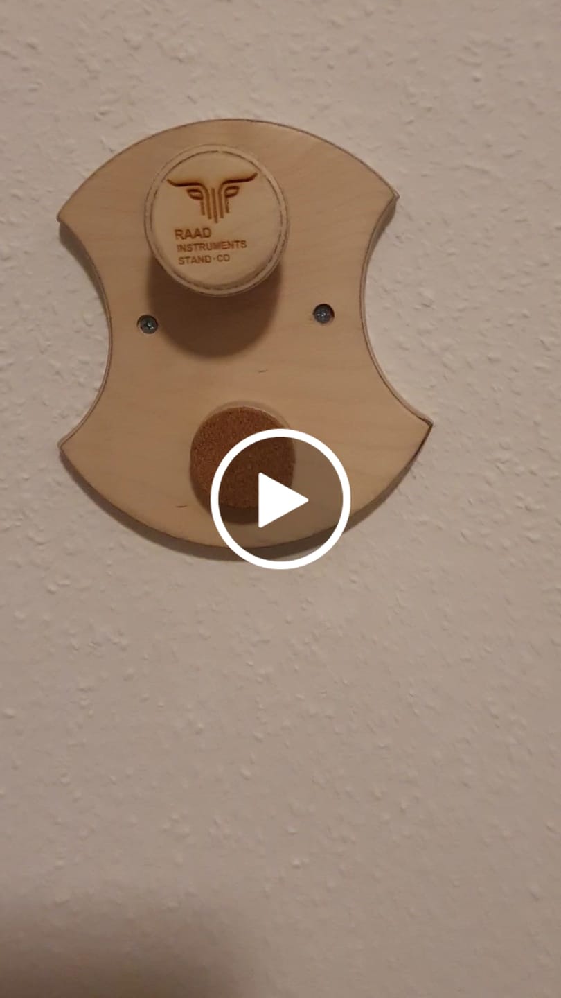 Customer video review of Katanui Wandhalter aus Holz | RAADINSTRUMENTS
