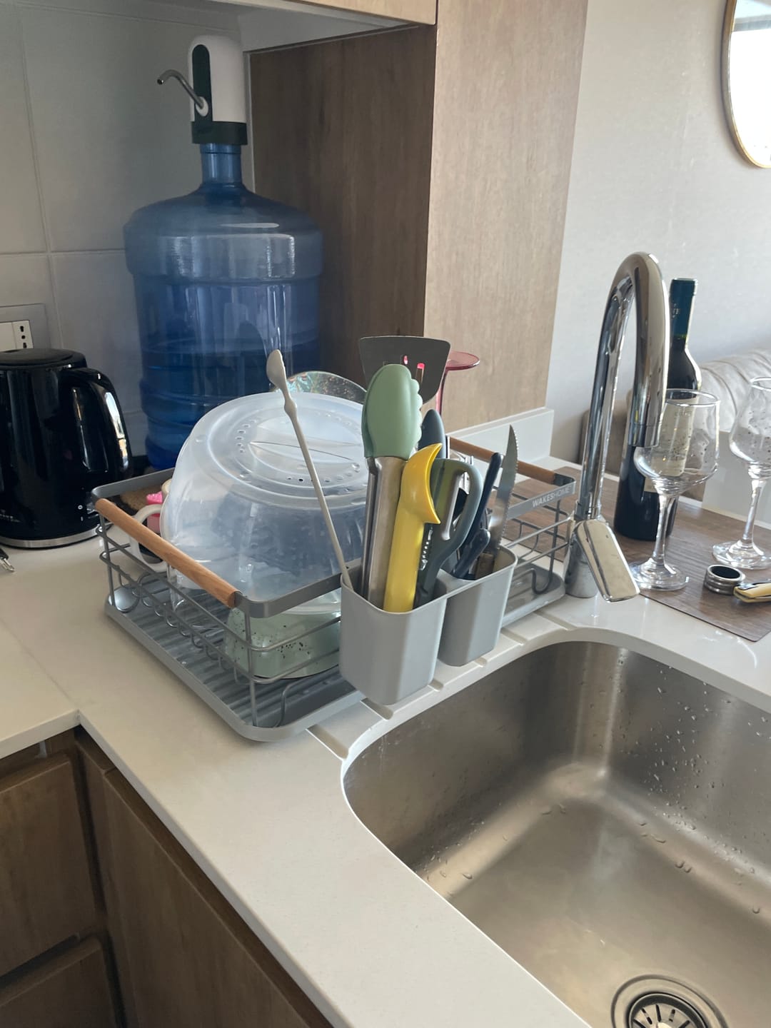 Customer photo review of Escurridor De Platos Secador De Loza Organizador De Cocina