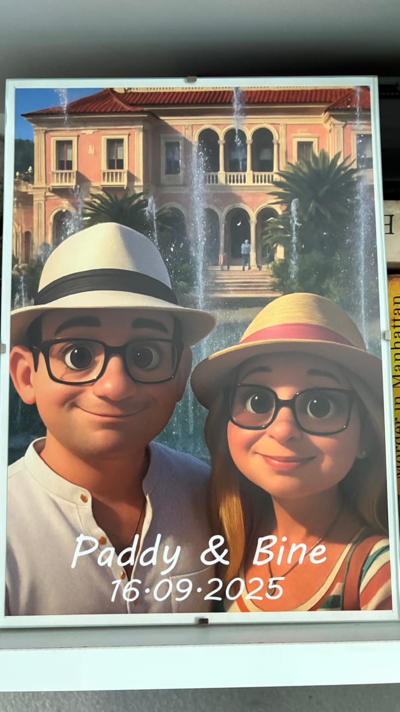 Customer photo review of Cartoon Love - Personalisiertes Poster mit Cartoon 3D Effekt im Comic Style