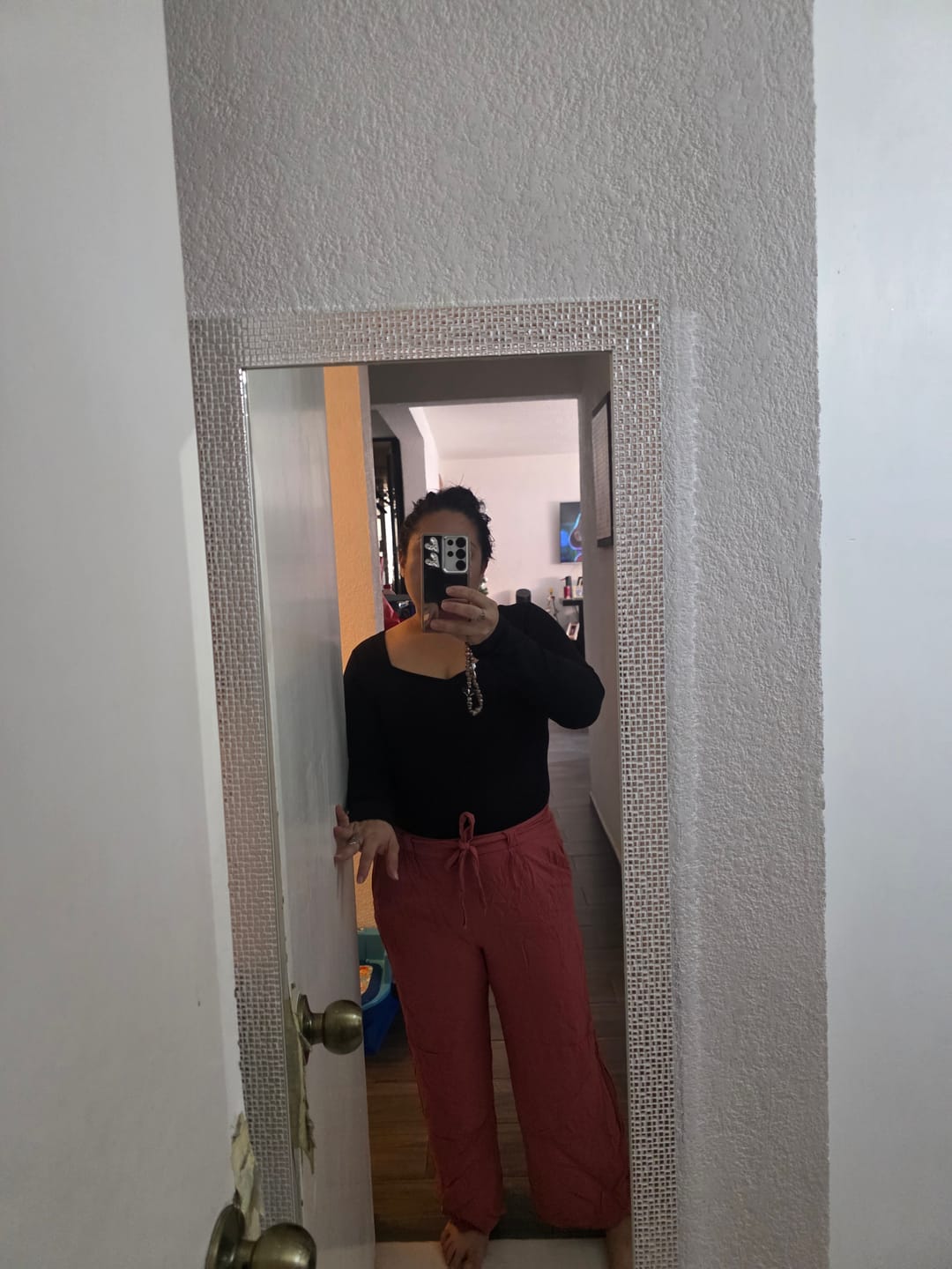 Customer photo review of Pantiblusa Luna Azul Marino