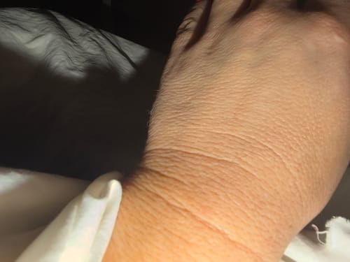 Customer photo review of Fyne Strokes Brow Pen.