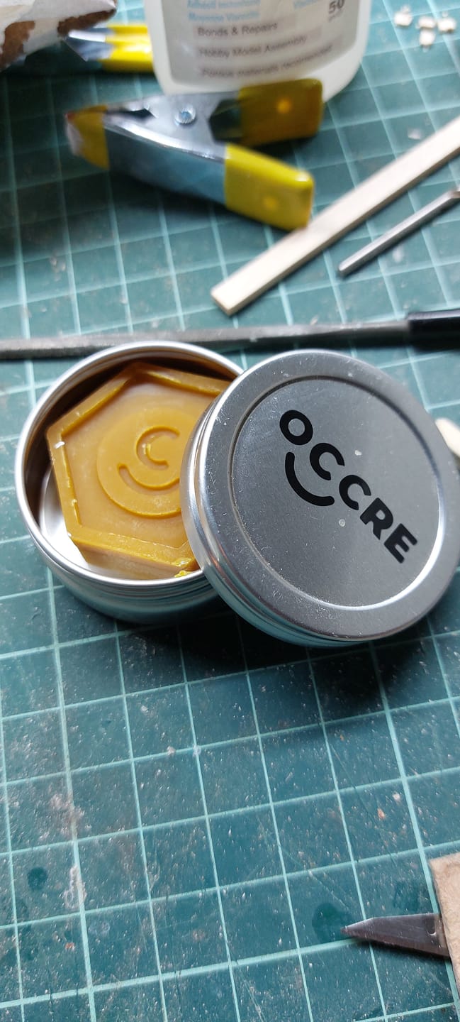 Customer photo review of Taco de cera para hilos 100% natural