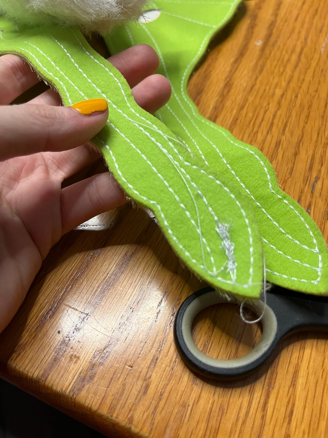 Customer photo review of Indian Moon Moth Soft Stuffed Plush Toy