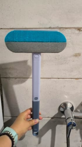 Customer photo review of Pet Hair & Lint Remover with Long Handle