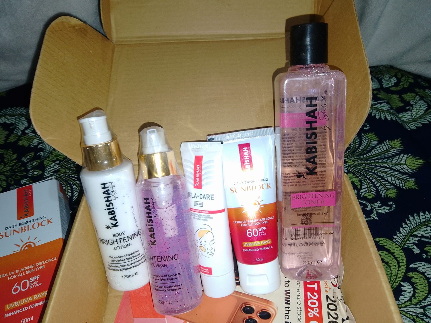 Customer photo review of Flawless Glow Kit