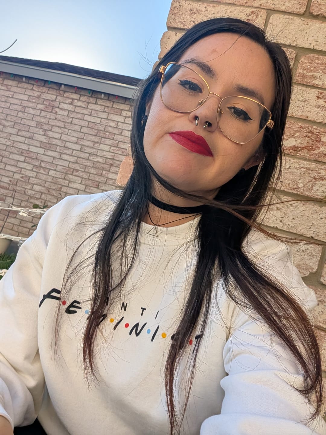 Customer photo review of Evermore Liquid Lipstick: Cuts U Up