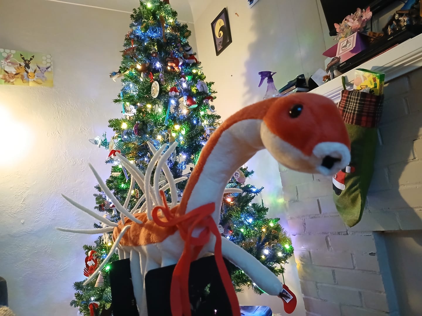 Customer photo review of Adorable Hallucigenia Plush Toy – Prehistoric Sea Creature Stuffed Animal
