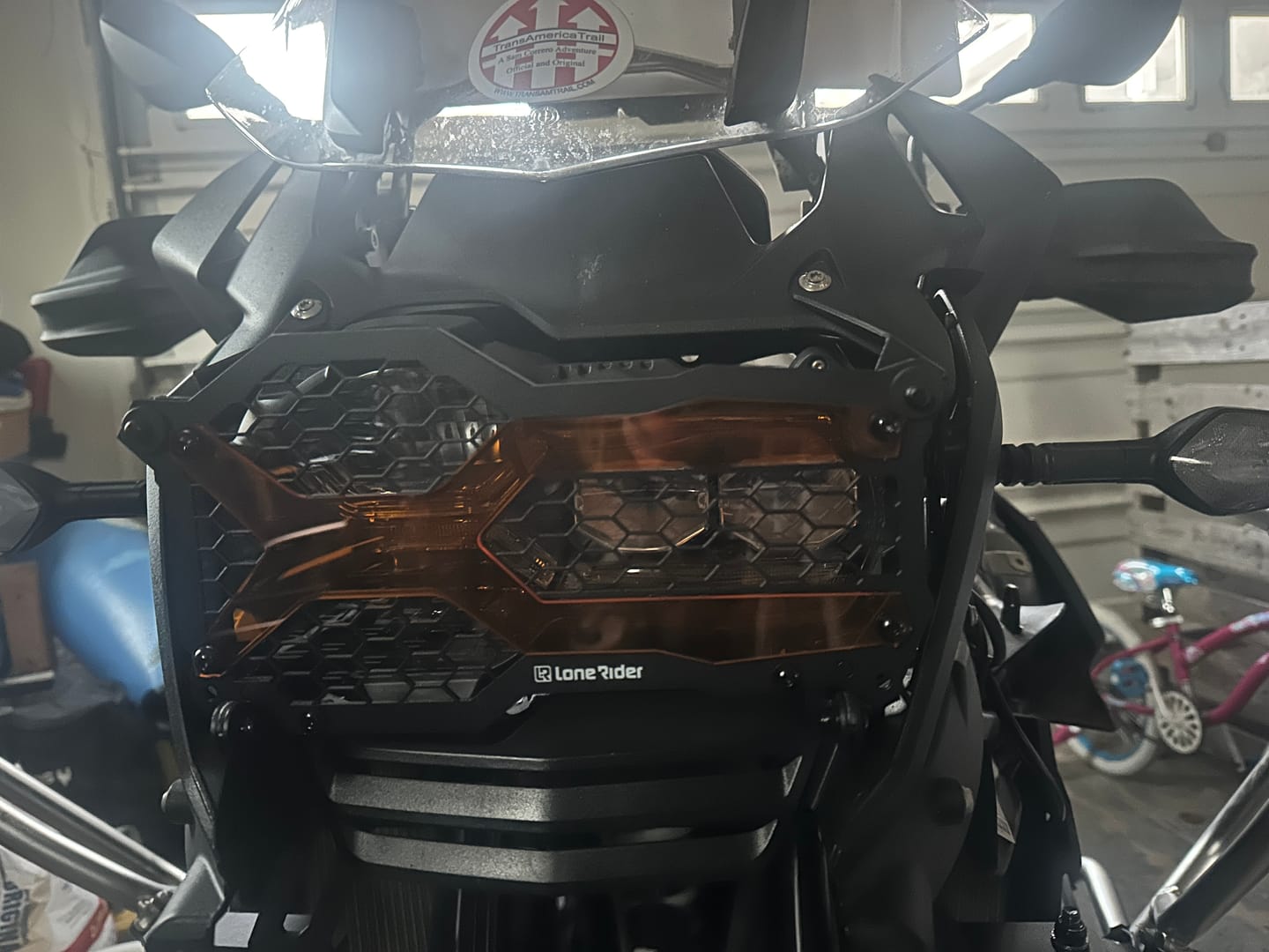 Customer photo review of Headlight Guard Kit BMW R1200/1250 GS / ADVENTURE LC (Liquid Cooled) - [Patent Pending]