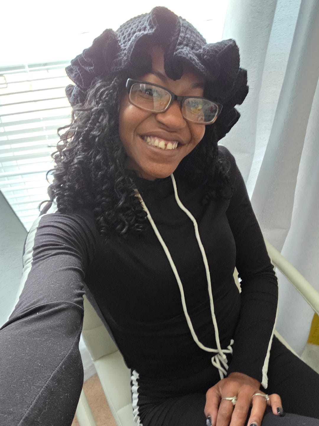 Customer photo review of Shake N Go Organique Human Hair Blend Braids - DEEP BULK 14