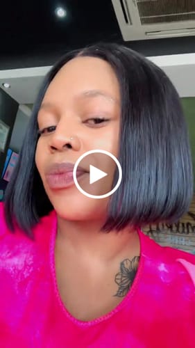 Customer video review of 8' 5x5 Vietnamese SDD Bone Straight Custom Made Wig