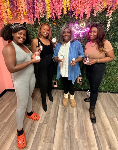 Customer photo review of Custom Creation In-store Experience Booking