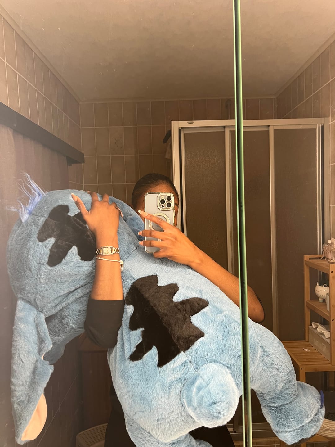 Customer photo review of Peluche Stitch Géante 120cm