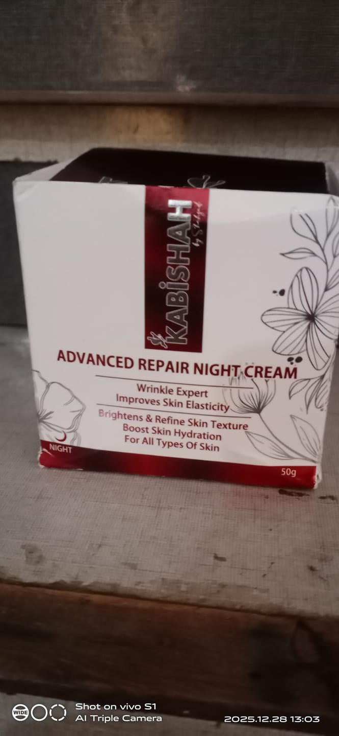 Customer photo review of Advanced Repair Night Cream