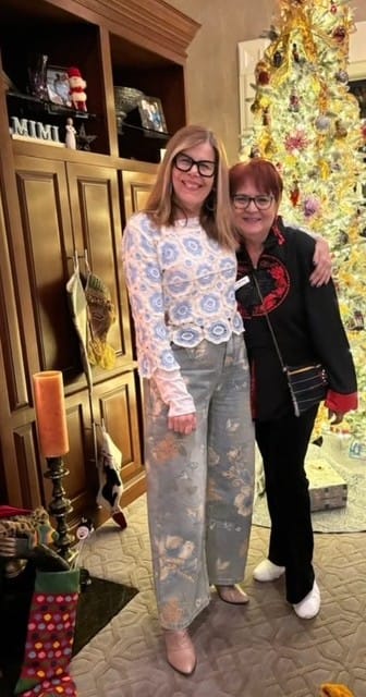 Customer photo review of Aelfric Eden Floral Baggy Jeans