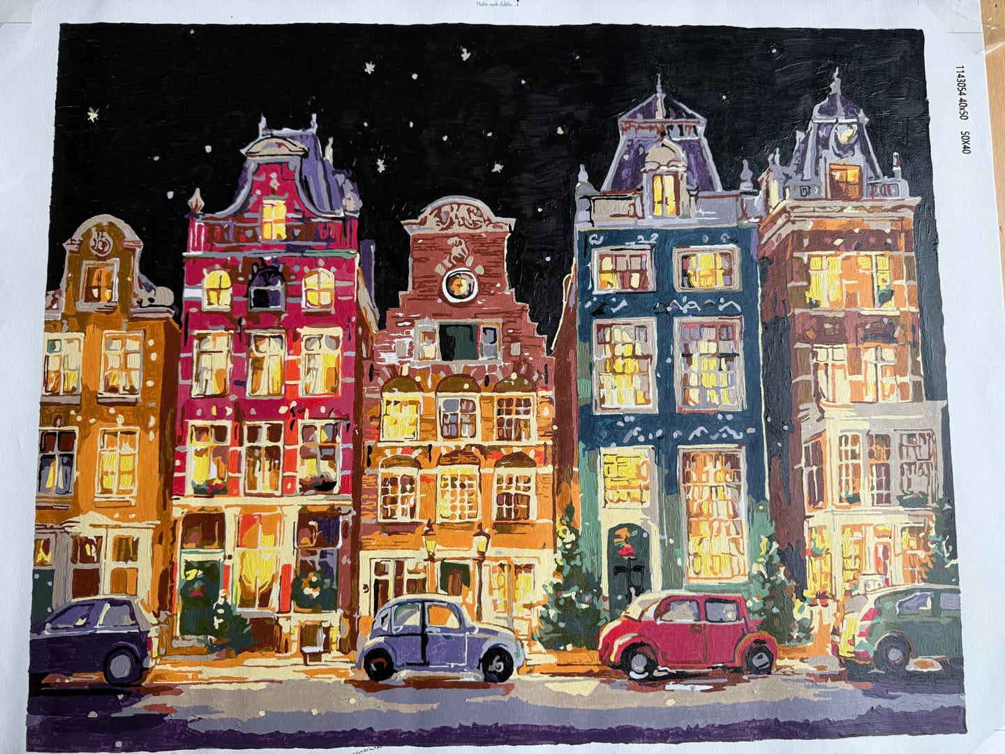 Customer photo review of Malen nach Zahlen - Heiligabend in Amsterdam