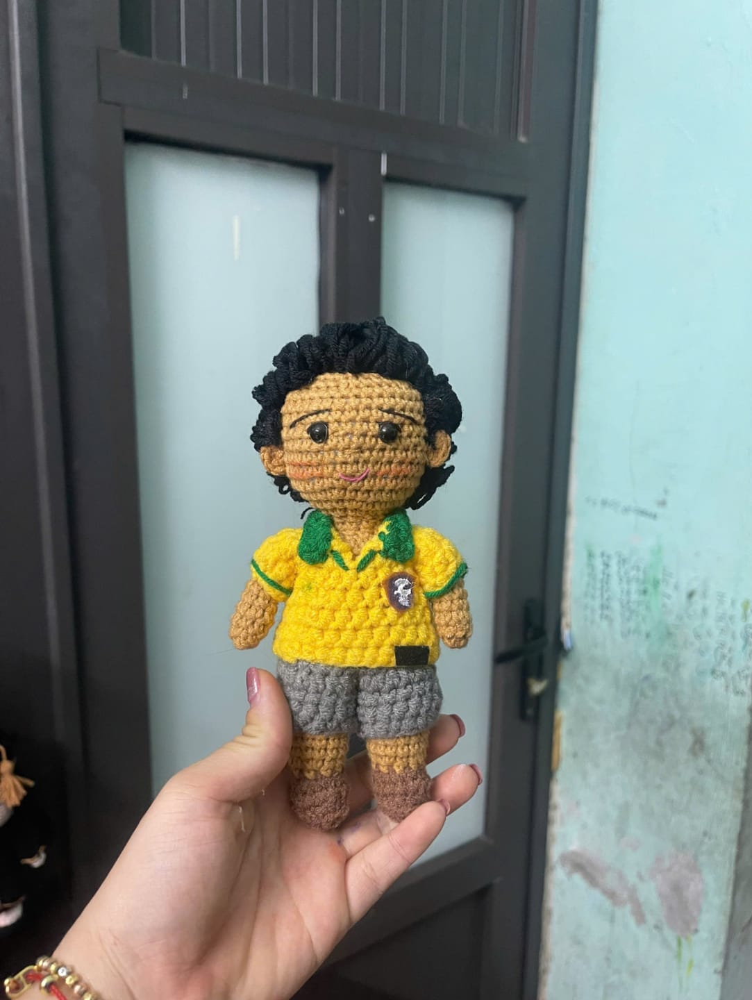 Customer photo review of Tranquil® - Personalized Crochet Doll with Photo Card (Christmas CUT-OFF: Nov 25th)