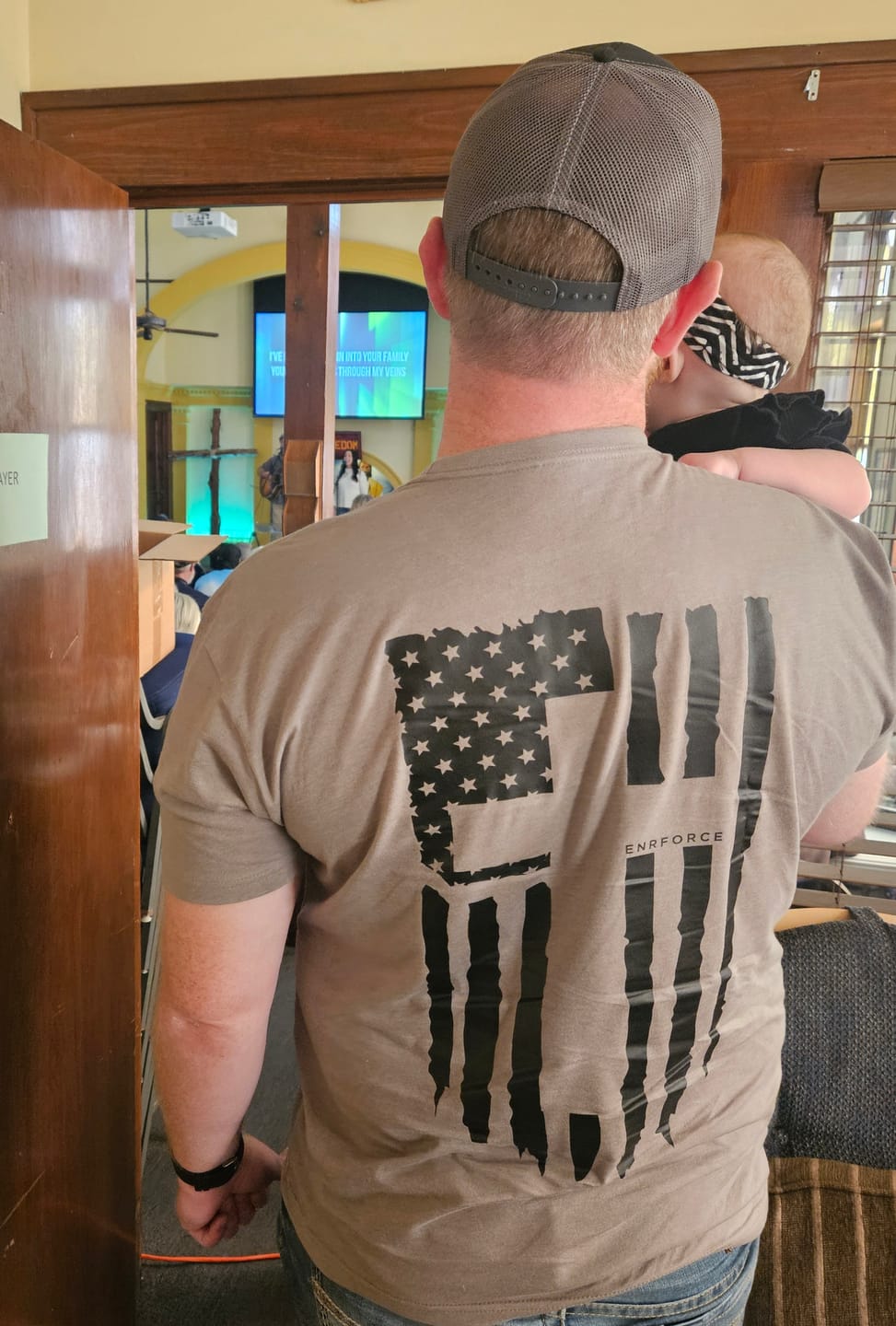 Customer photo review of Leader Tee