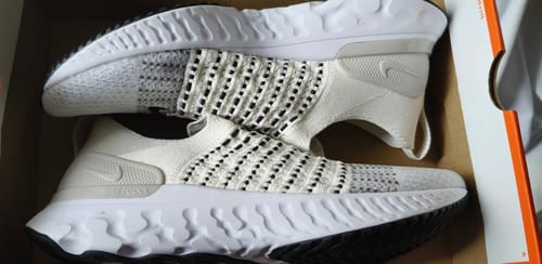 Customer photo review of Nike React Phantom Run Flyknit 2 Sail Light Bone