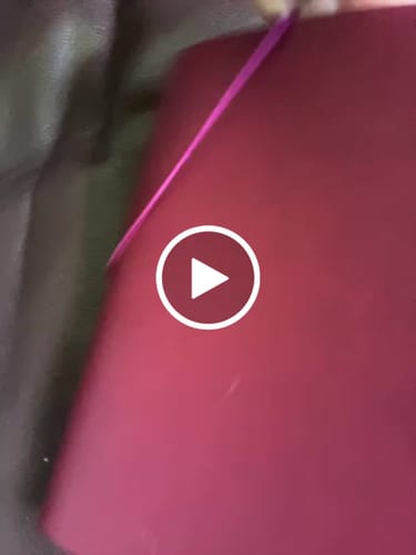 Customer video review of Refillable Folio - SALTY PLUM